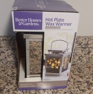Better Homes And Gardens Galvanized Lantern Hot Plate Wax Warmer